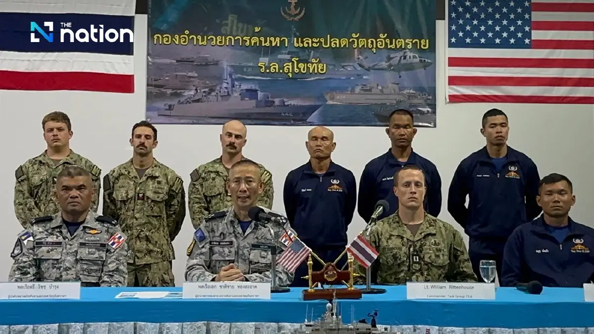 Misi Penyelamatan Korvet Tenggelam di Thailand Berakhir, 5 Hilang